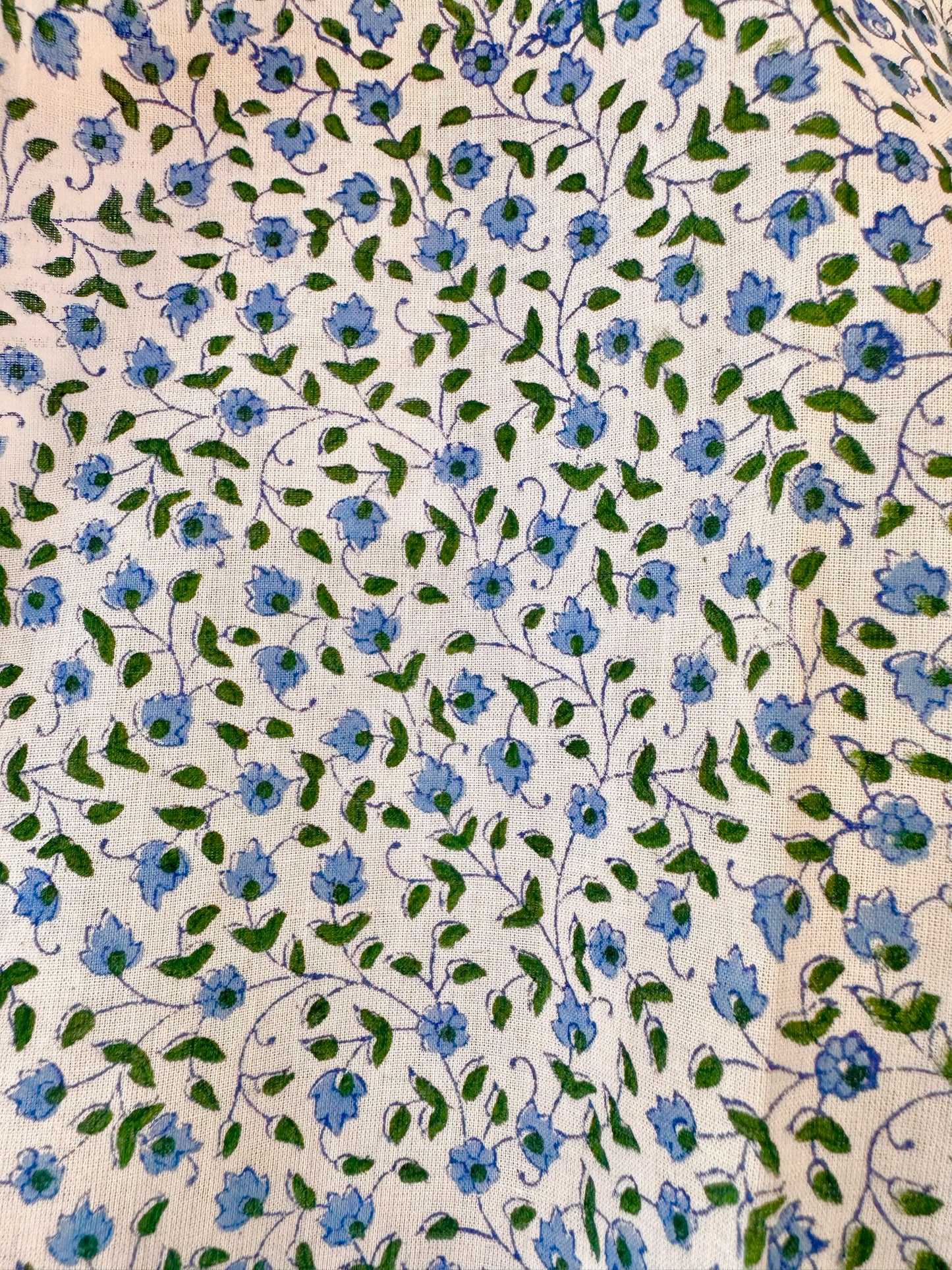 BLUE DITSY FLORAL SHIRT