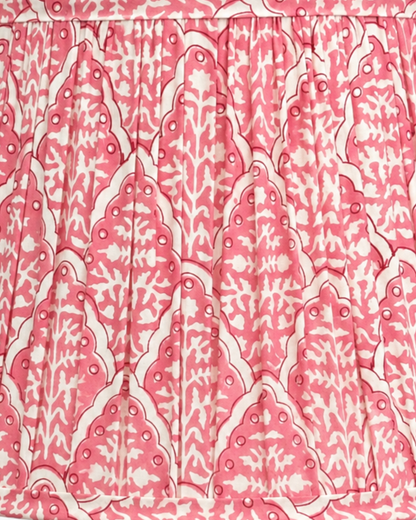 Large Pink Tile Lampshade