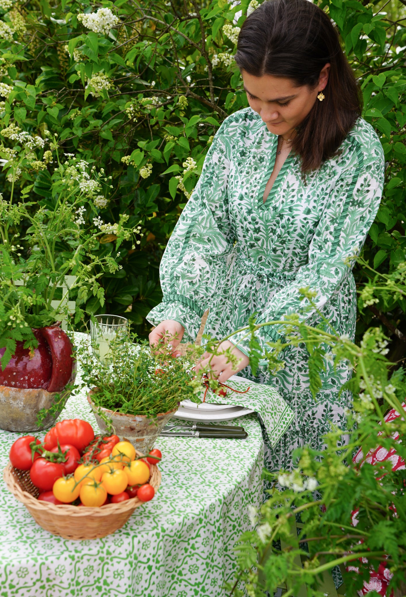 GREEN BUTAH LOTTIE DRESS