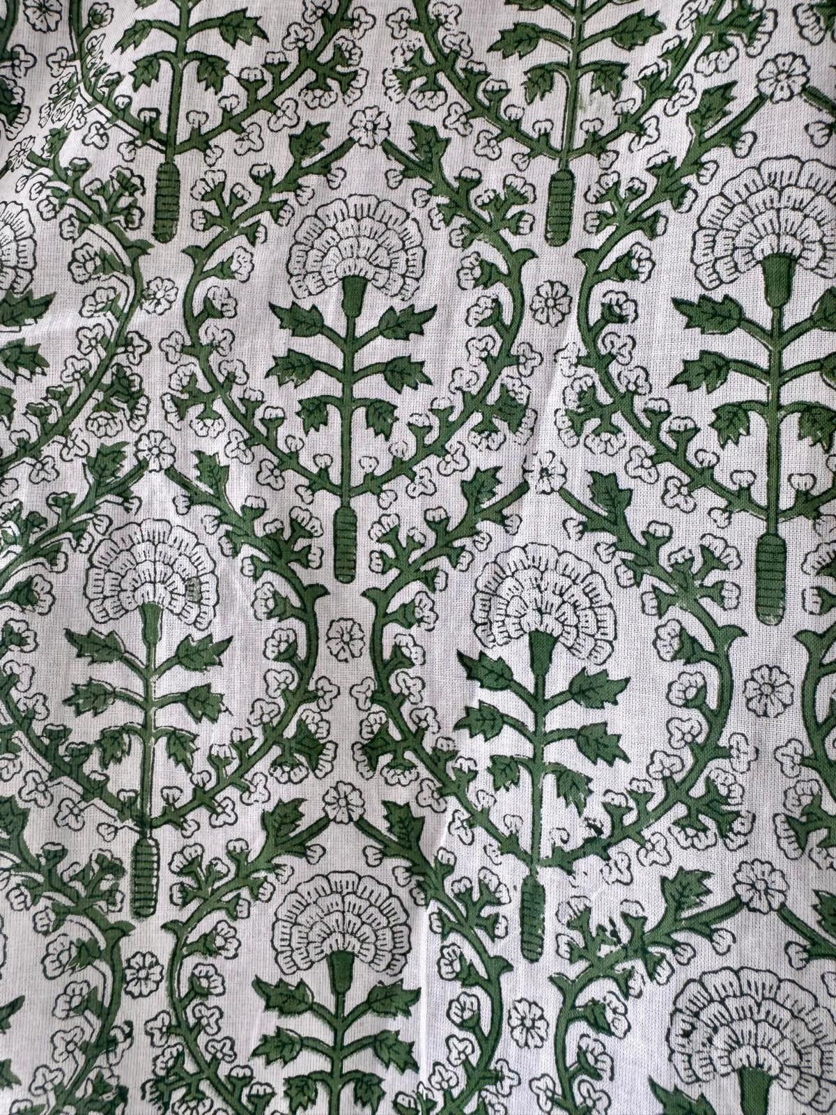 GREEN REVERSE TRELLIS SHIRT