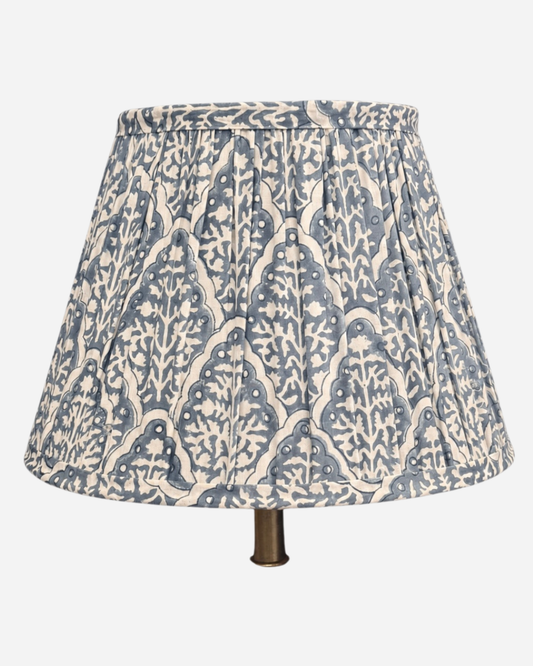 Medium Blue Tile Lampshade