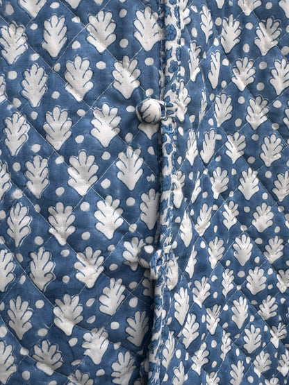 BLUE TRELLIS REVERSIBLE JACKET
