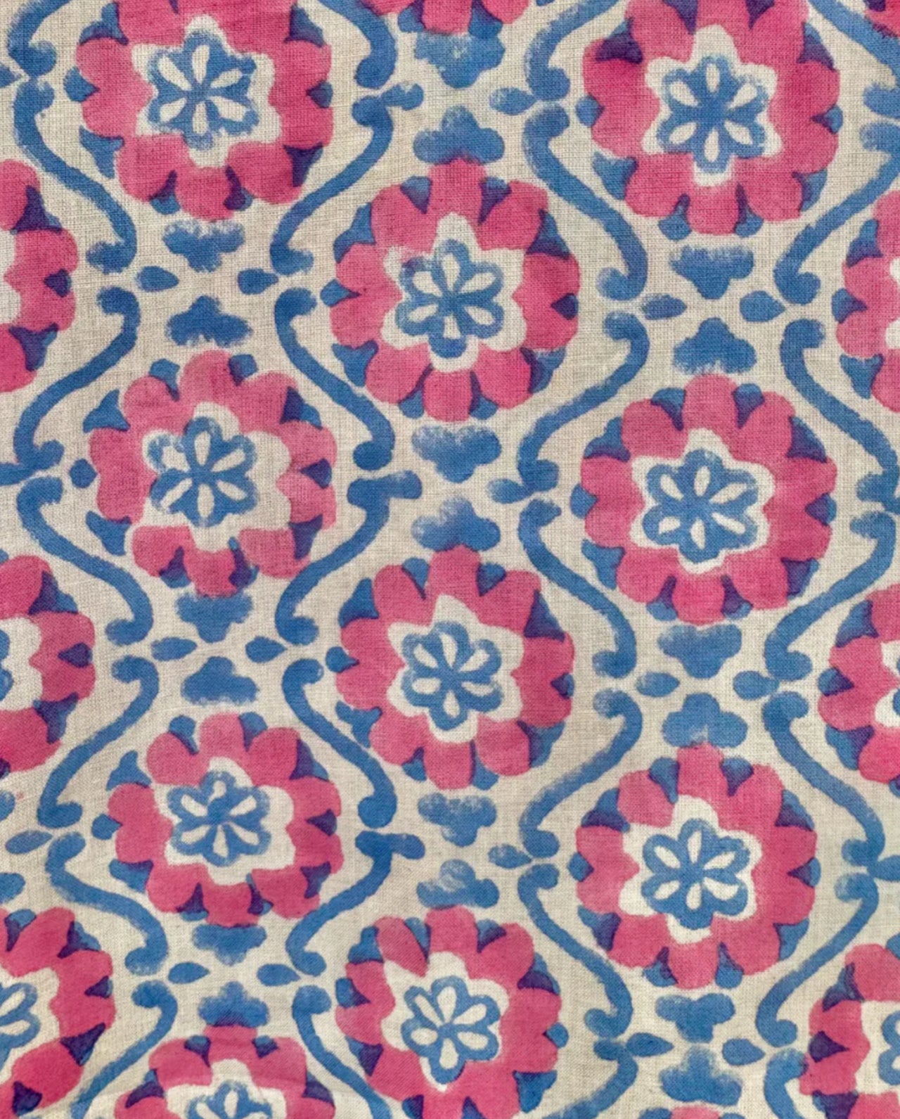 PINK AND BLUE SPIRAL SKIRT