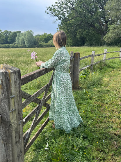 GREEN THISTLE LOTTIE DRESS
