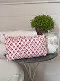 PINK BOOTY FLORAL MAKEUP BAG