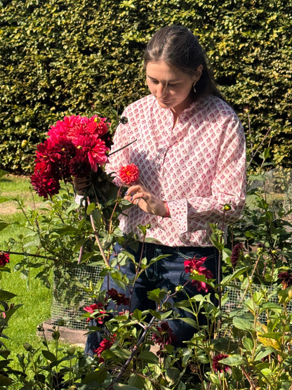 PINK FLORAL SHIRT