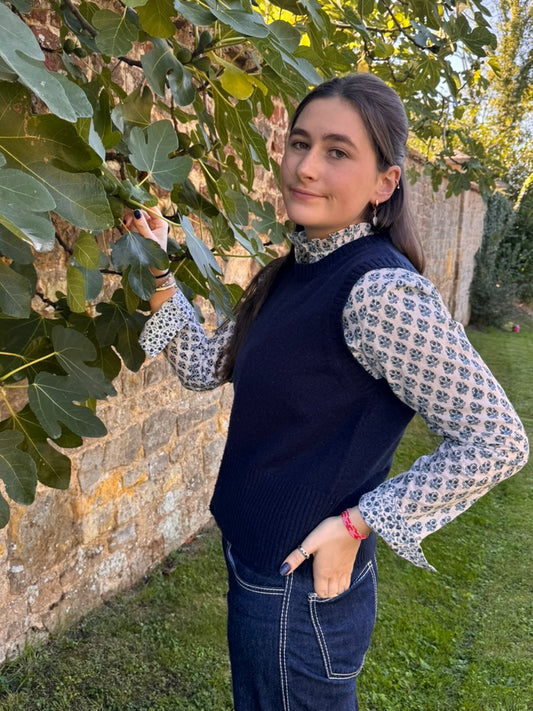 BLUE BOOTY FLORAL SHIRT