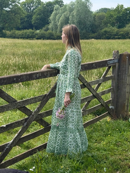 GREEN THISTLE LOTTIE DRESS