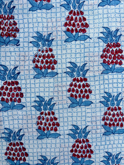 BLUE AND RED PINEAPPLE BOXERS