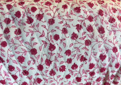 PINK DITSY TINY MAKEUP BAG