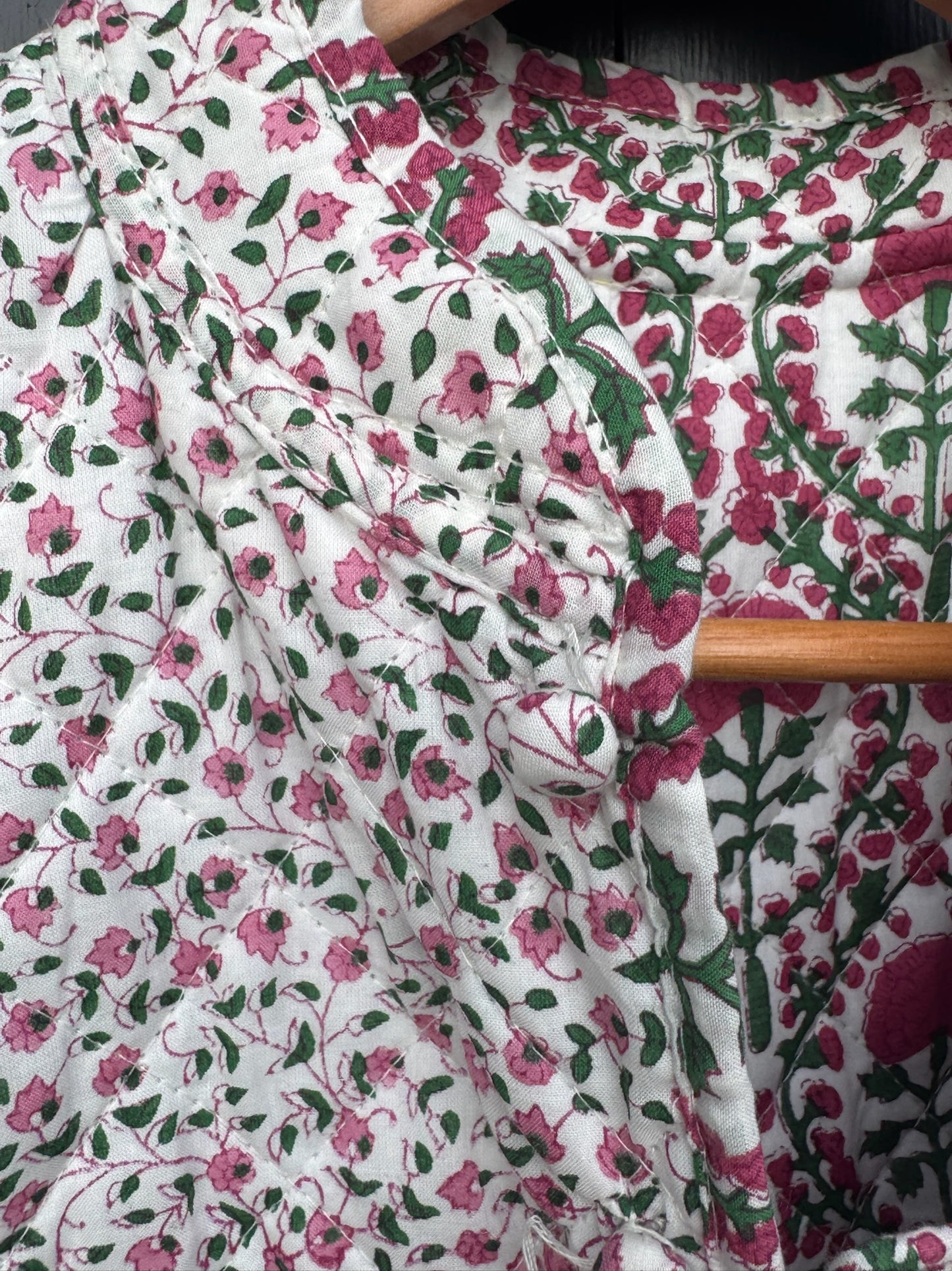 PINK AND GREEN REVERSIBLE JACKET