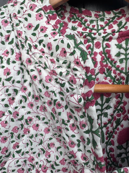 PINK AND GREEN REVERSIBLE JACKET