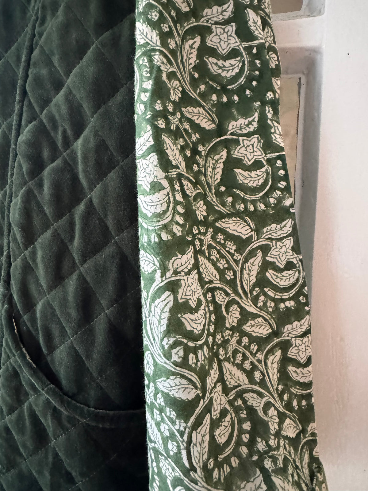 DEEP GREEN FLORAL SHIRT