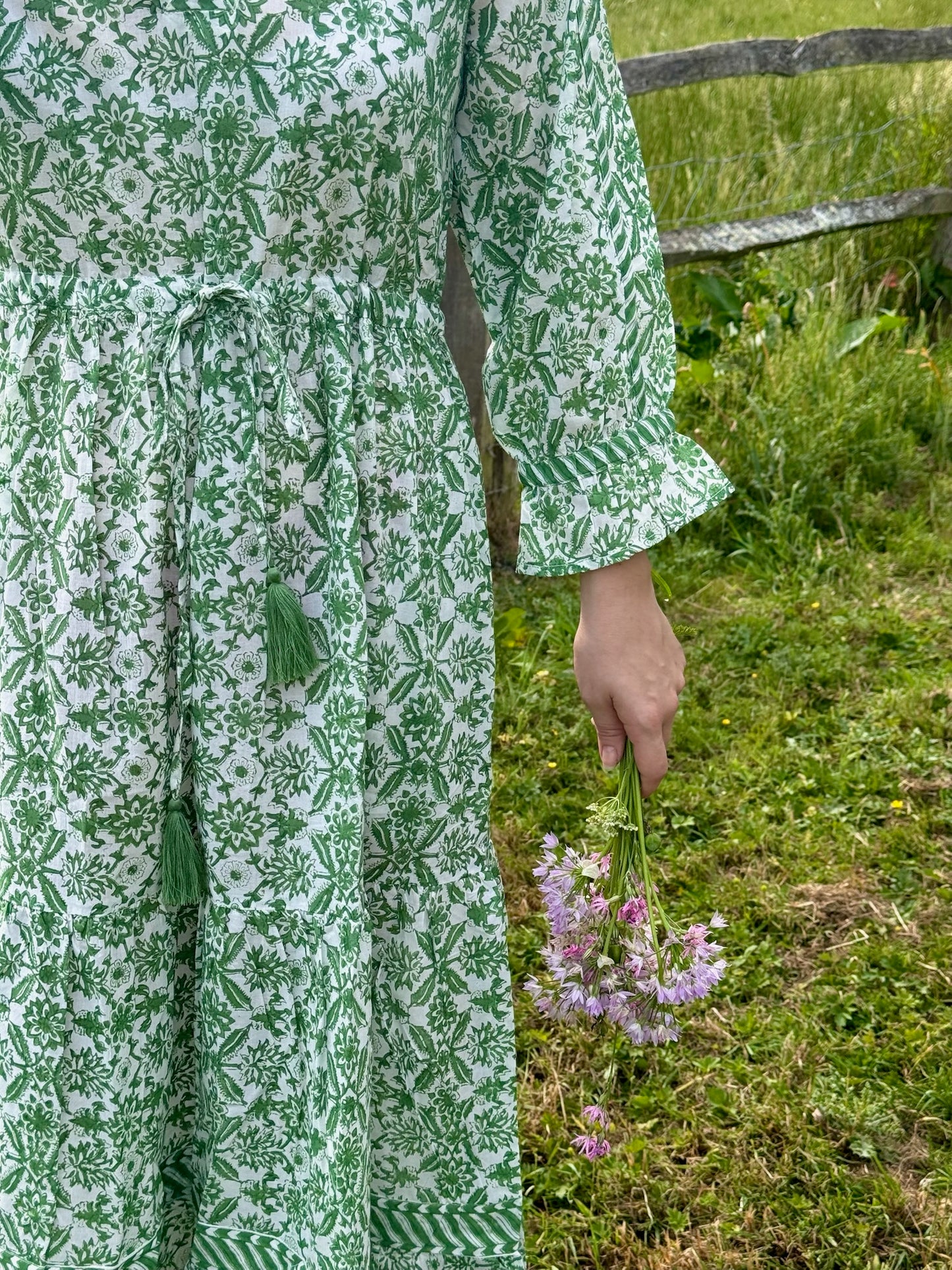 GREEN THISTLE LOTTIE DRESS