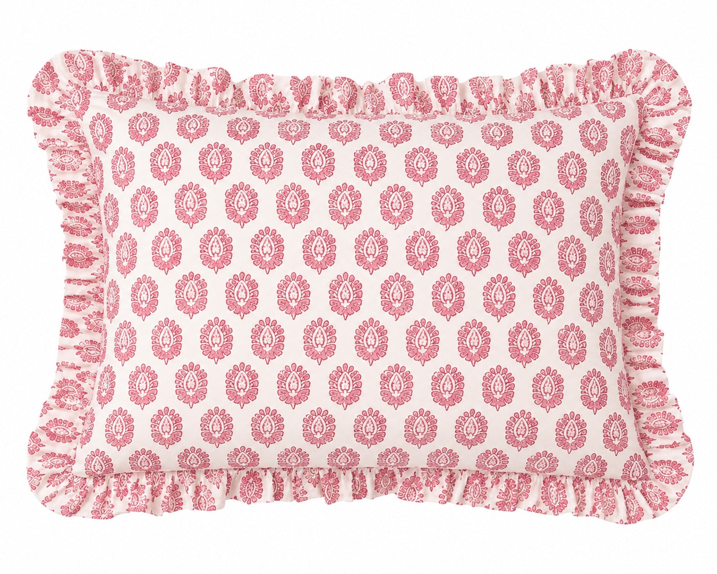 PINK AMBI FRILLY CUSHION