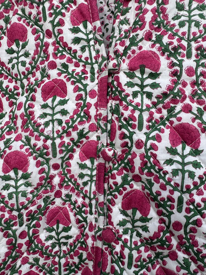 PINK AND GREEN REVERSIBLE JACKET