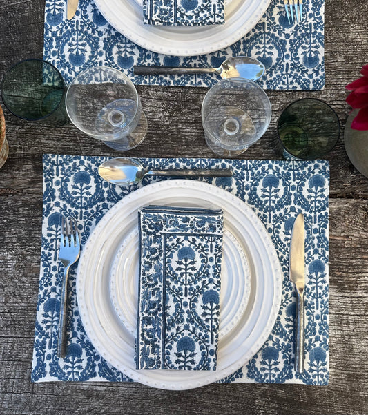 BLUE REVERSIBLE PLACEMAT