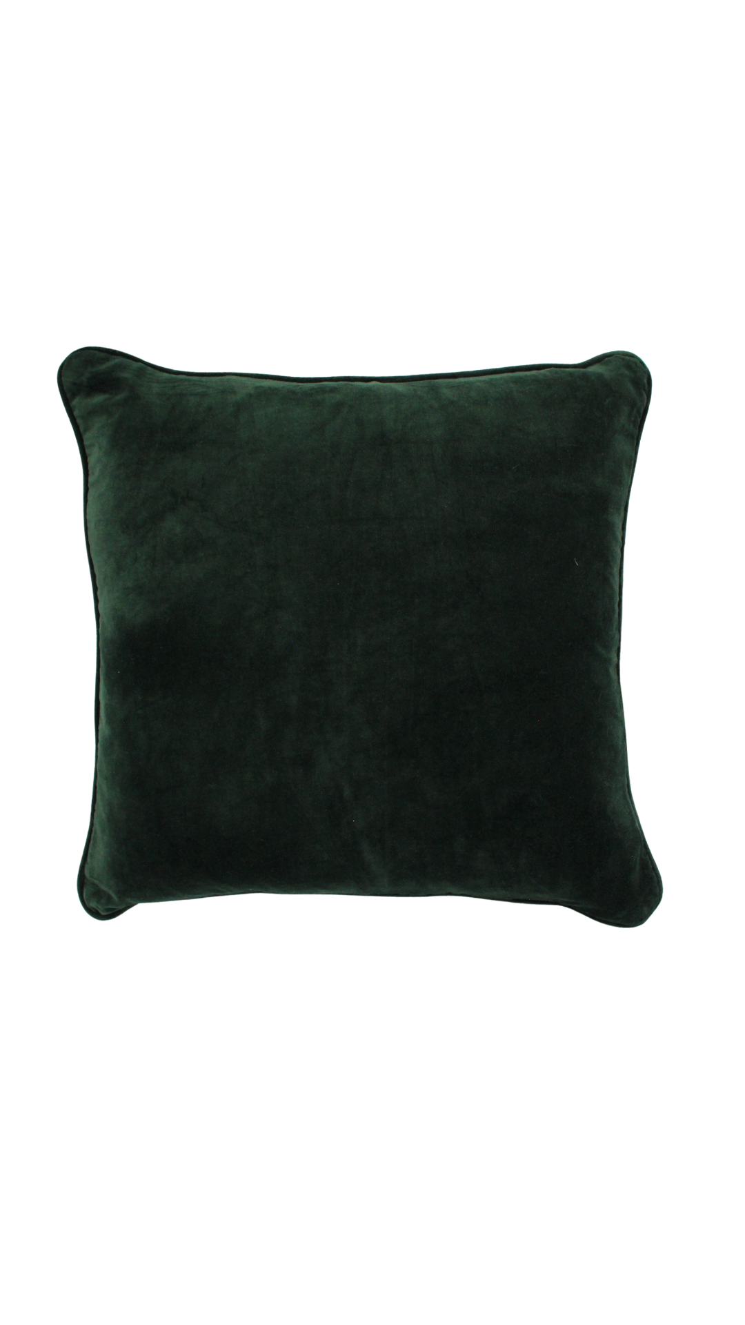 DEEP GREEN VELVET CUSHION