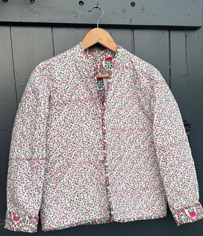 PINK AND GREEN REVERSIBLE JACKET