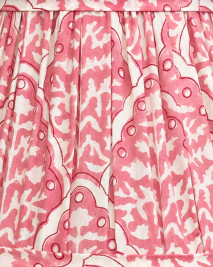 Tiny Pink Tile Lampshade