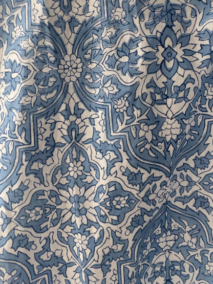 BLUE GEOMETRIC SHIRT
