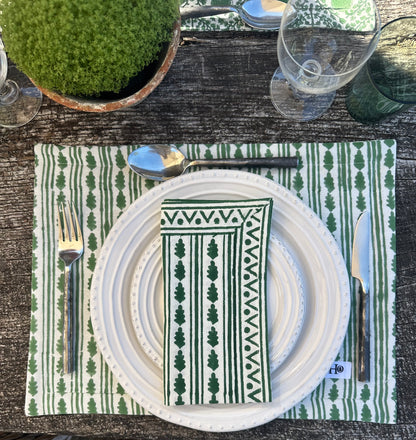 GREEN PLACEMAT