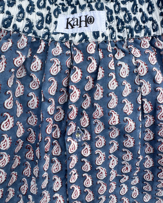 DARK BLUE BOOTY BOXER SHORTS