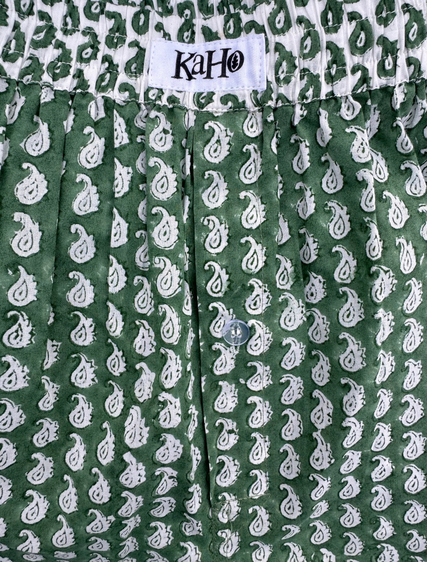 DARK GREEN BOOTY BOXER SHORTS