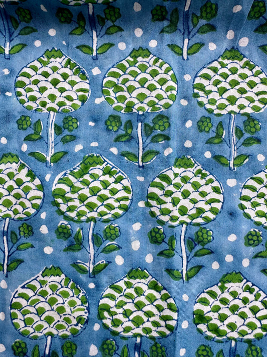 BLUE AND GREEN ARTICHOKE BOXER SHORTS