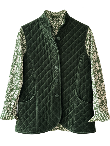 DEEP GREEN FLORAL SHIRT