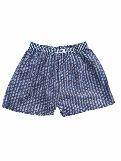 DARK BLUE BOOTY BOXER SHORTS