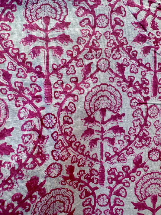 PINK REVERSE TRELLIS LOTTIE DRESS