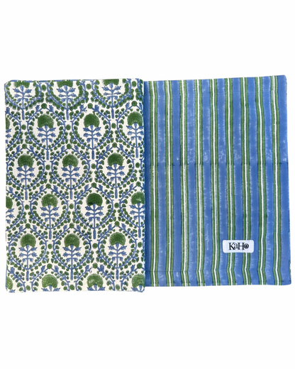 BLUE AND GREEN PLACEMAT