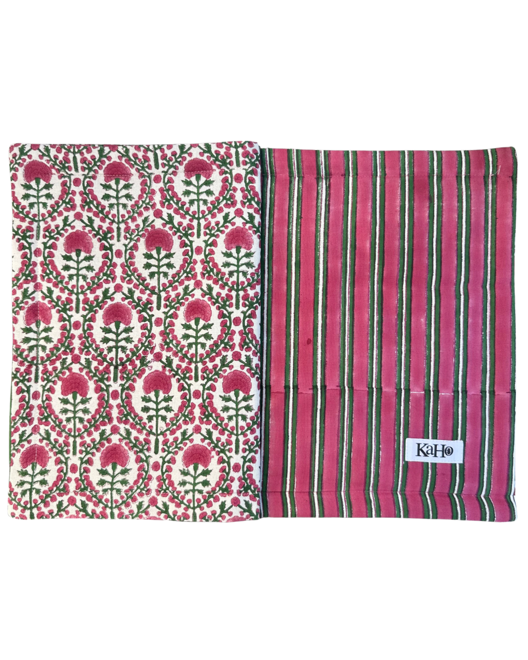 PINK AND GREEN REVERSIBLE PLACEMAT