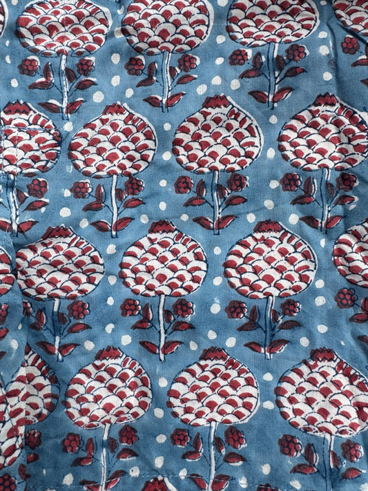 RED AND BLUE ARTICHOKE BOXER SHORTS