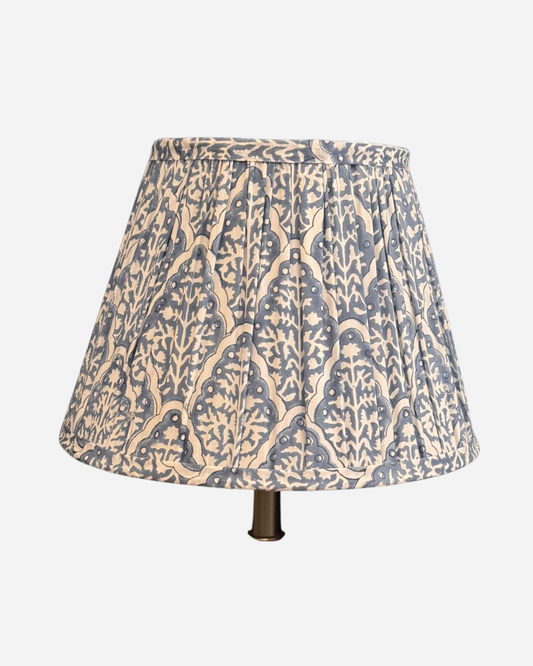 Medium Blue Tile Lampshade