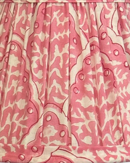 Tiny Pink Tile Lampshade