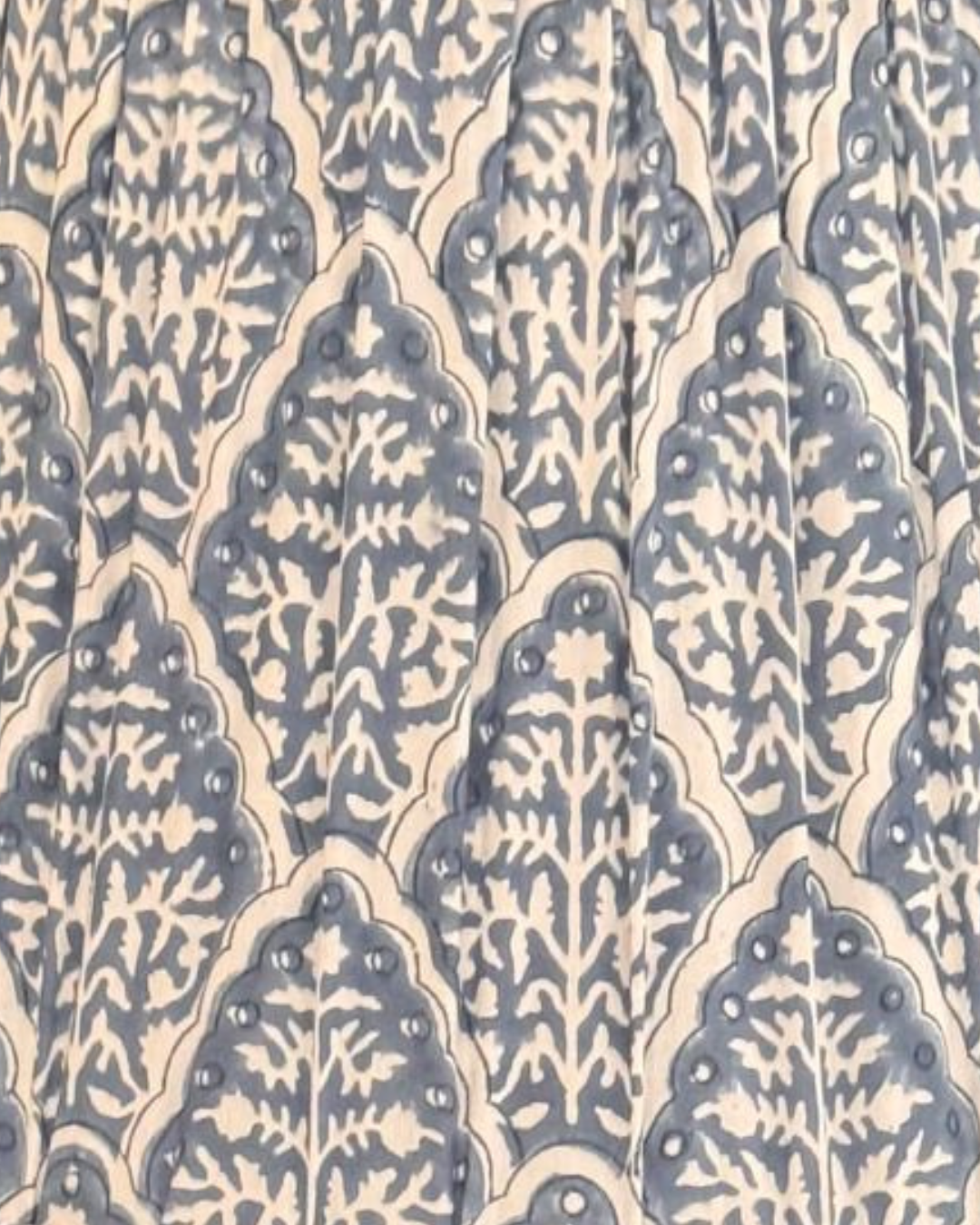 Large Blue Tile Lampshade