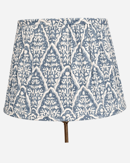 Large Blue Tile Lampshade