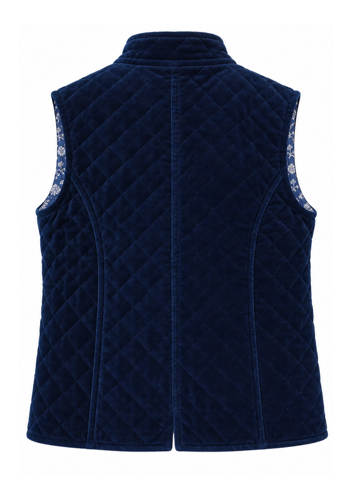 BLUE VELVET GILET