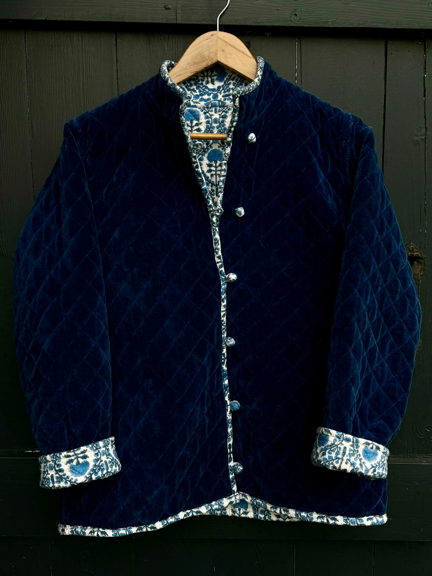 BLUE VELVET JACKET