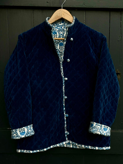 BLUE VELVET JACKET