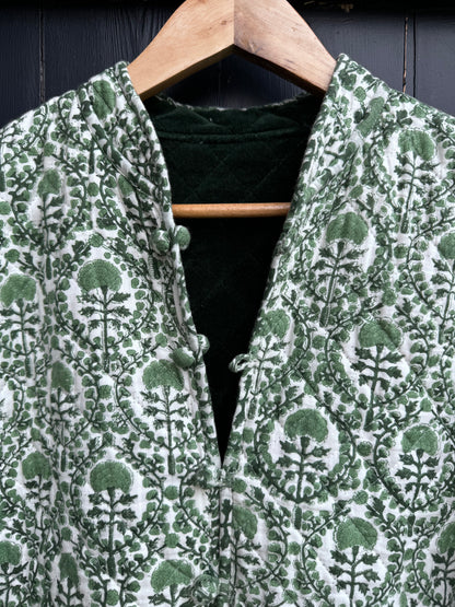 GREEN VELVET JACKET