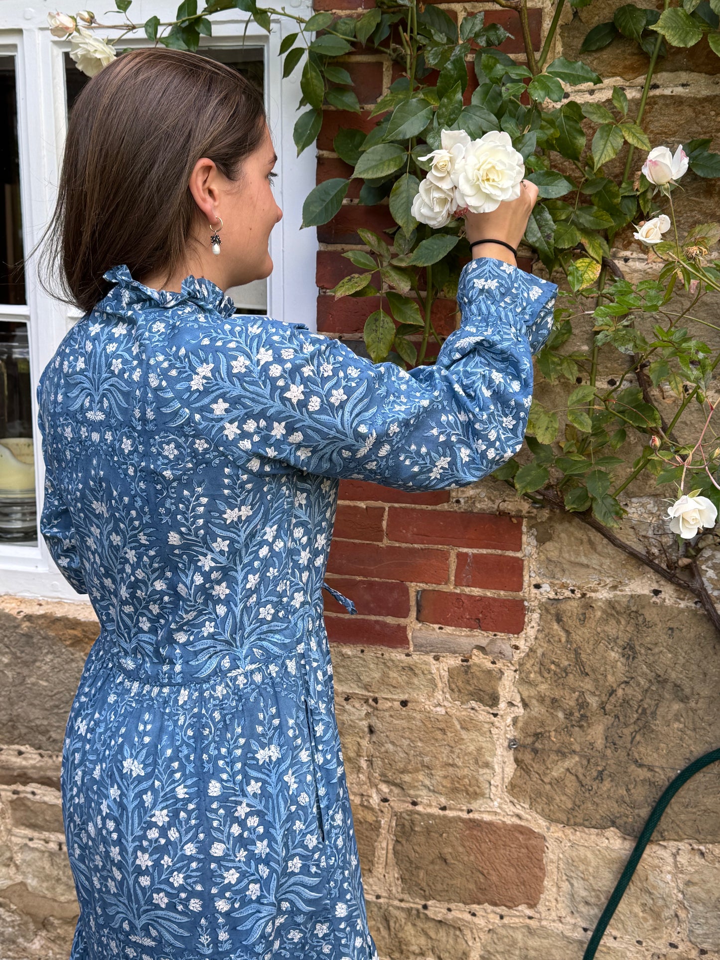 DEEP BLUE BUTAH LOTTIE DRESS