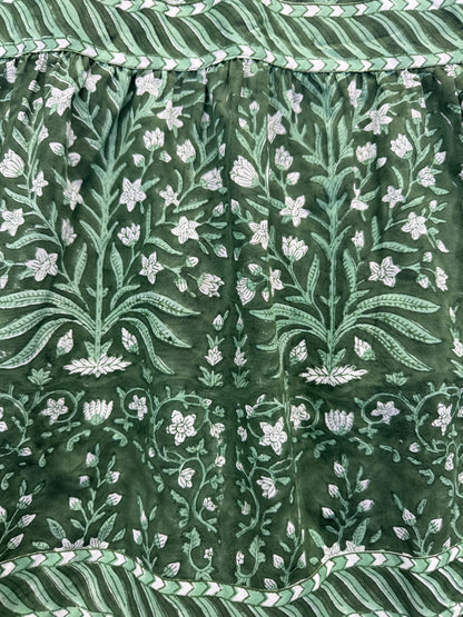 DEEP GREEN BUTAH LOTTIE DRESS