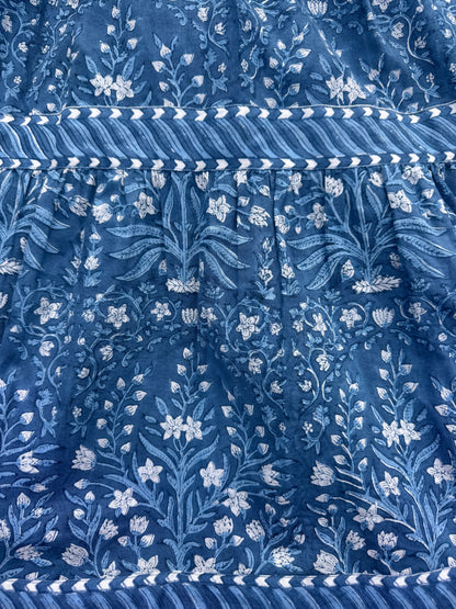 DEEP BLUE BUTAH LOTTIE DRESS