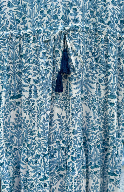 BLUE BUTAH LOTTIE DRESS