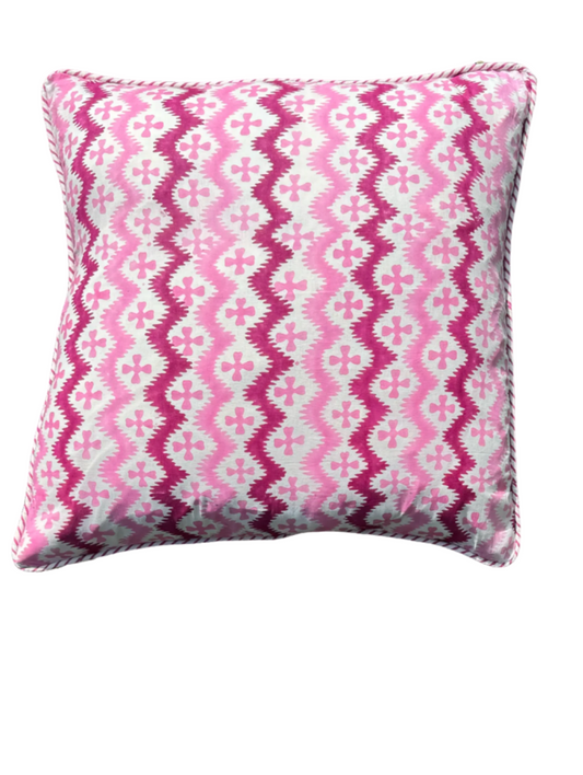 PINK ZIG ZAG CUSHION