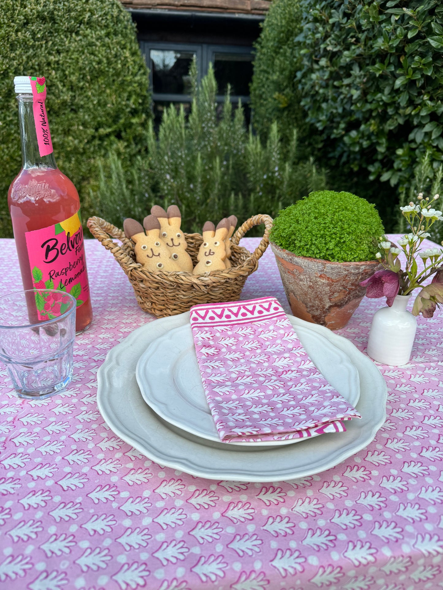 PINK ACORN NAPKINS