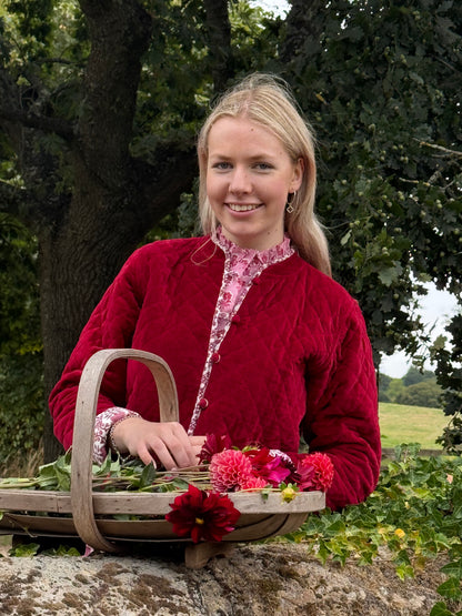 CLARET VELVET JACKET